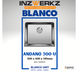 Blanco Andano 500-U Stainless Steel Sink